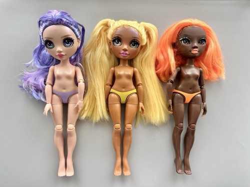 Rainbow high dolls - bundle, nude