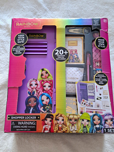 Rainbow high shopper locker - rainbow,