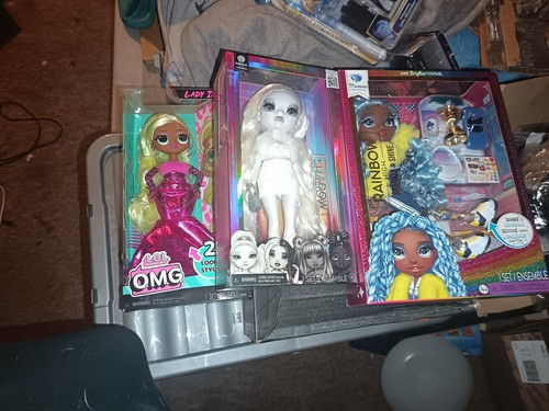 Small doll lot rainbow - small, lot,